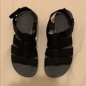 Black Clarks Sandals